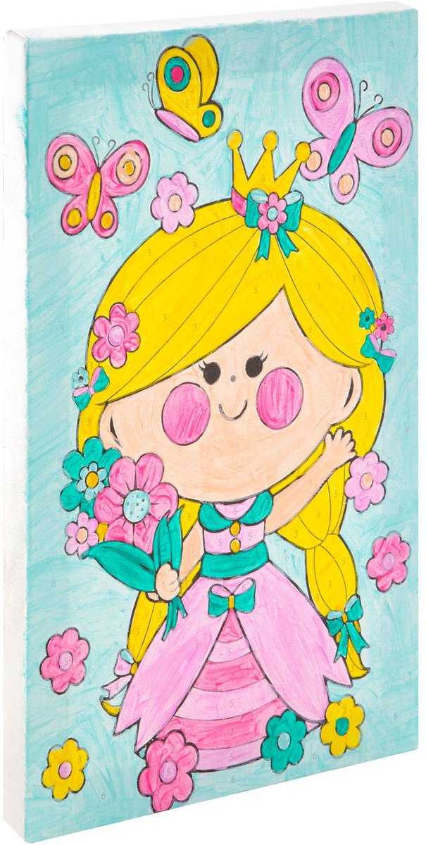 Creative craft group paint by numbers - girl