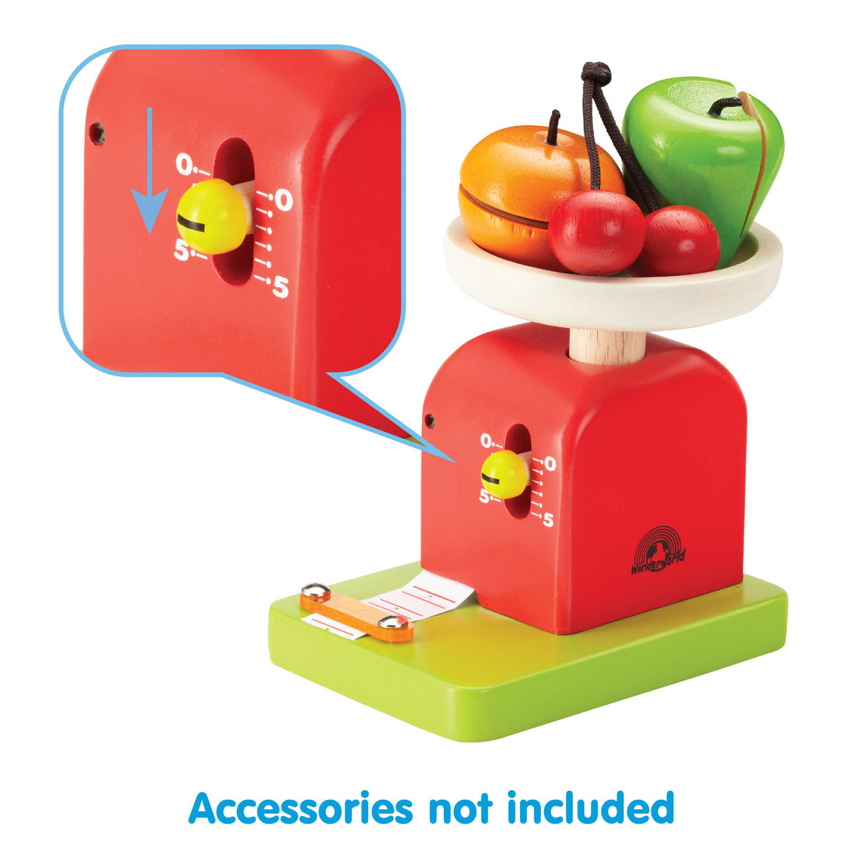 Wonderworld wooden kitchen scale
