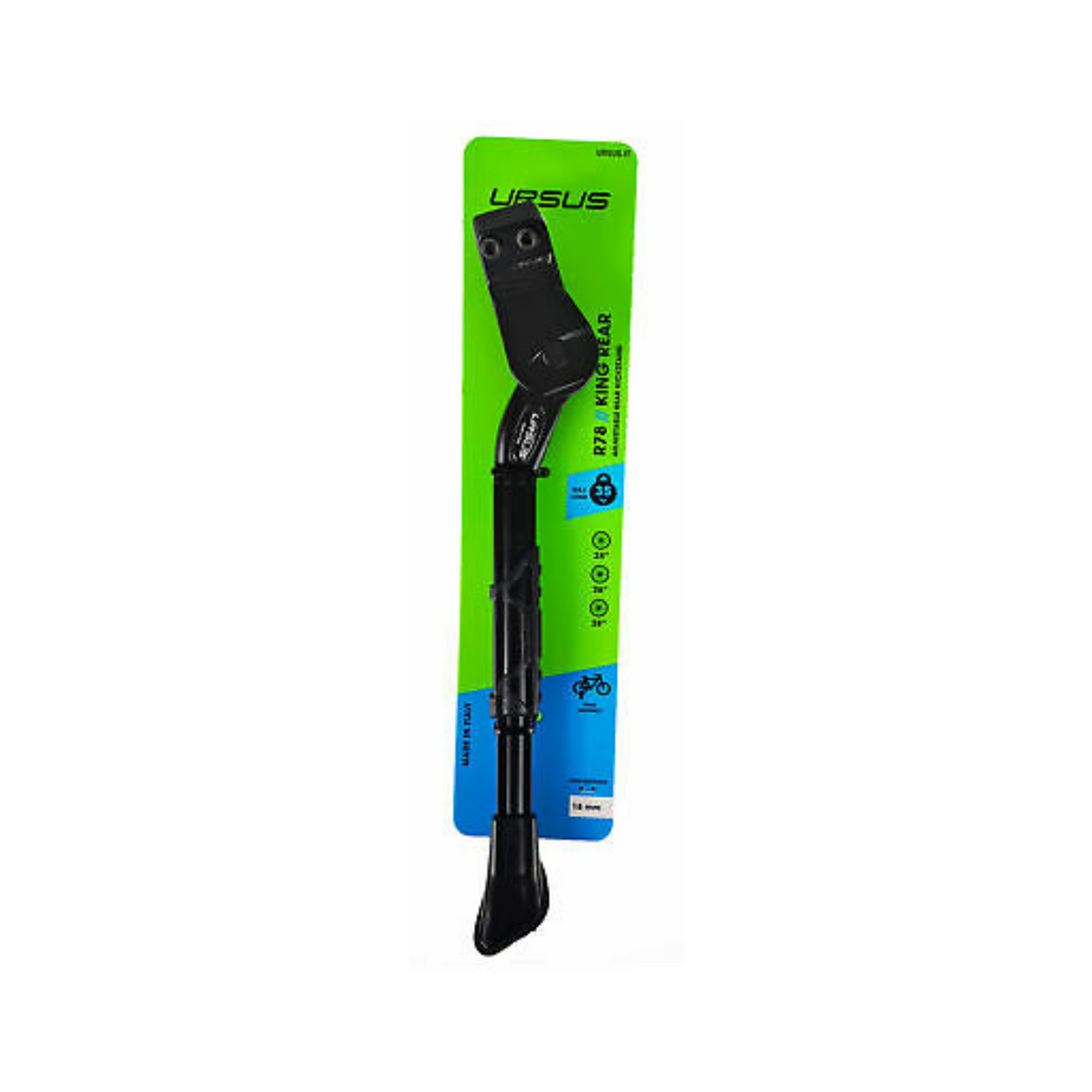 Ursus Bicycle Standard King Achter R78 26 28 pulgadas de acero negro