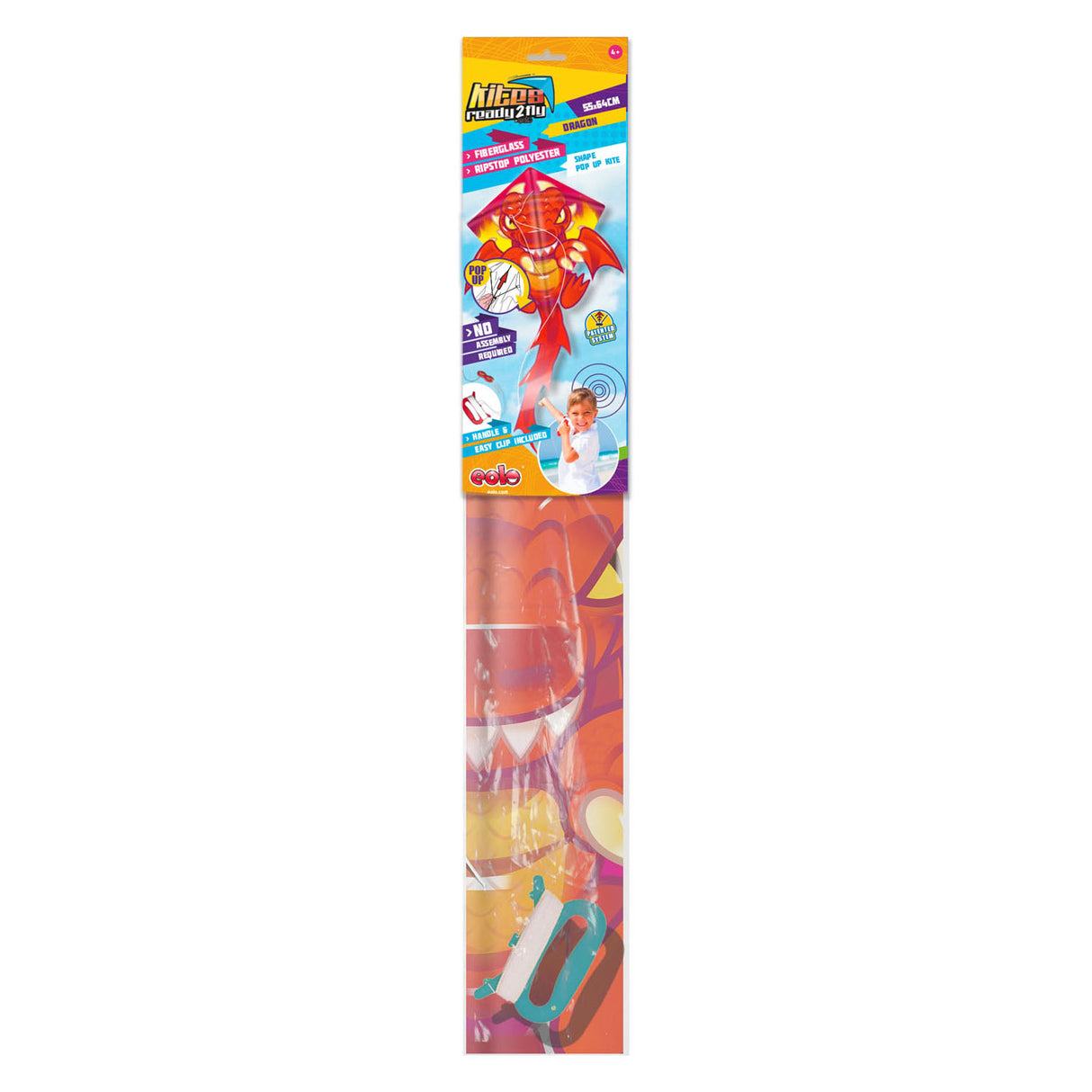 Kiten prett 2 Fly - Pop-up Mini Nylon Vliger Dragon