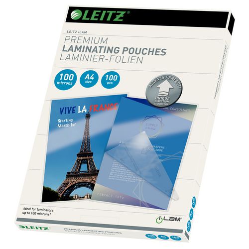 Udt ламиниращи пликове leitz ilam 100 броя a4