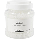 Creativ company UV beads, l: 6 mm, d 8 mm, hole size 4 mm, approx. 1800+ pieces, various colours, 320 gr, 700 ml 1 box