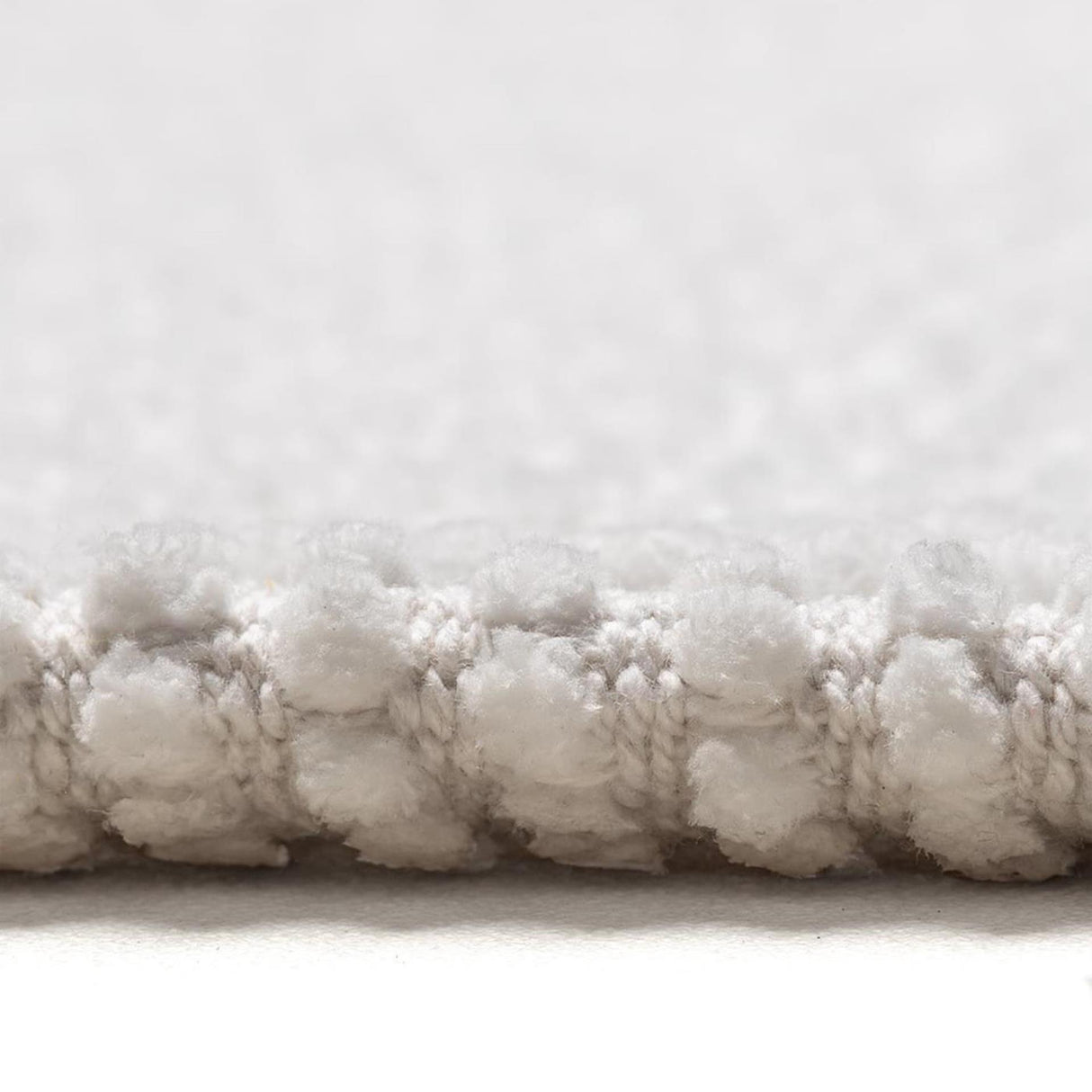 Wicotex alfombra de baño trenza clásica 60x90 blanco