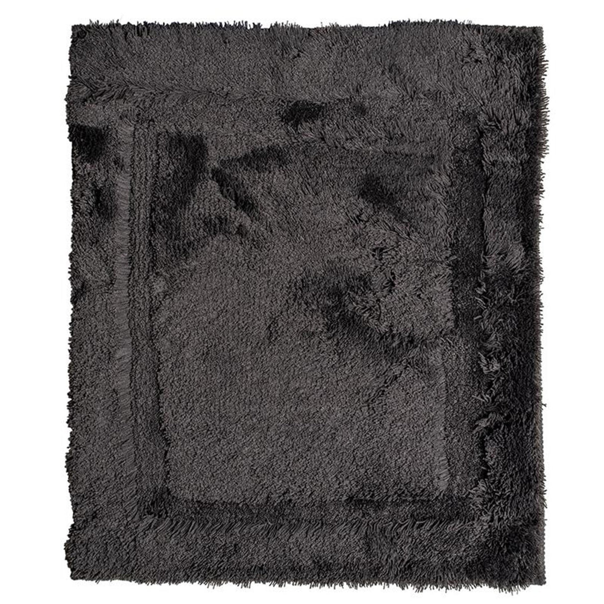 Alfombra de baño Wicotex uni gris oscuro 60x90cm