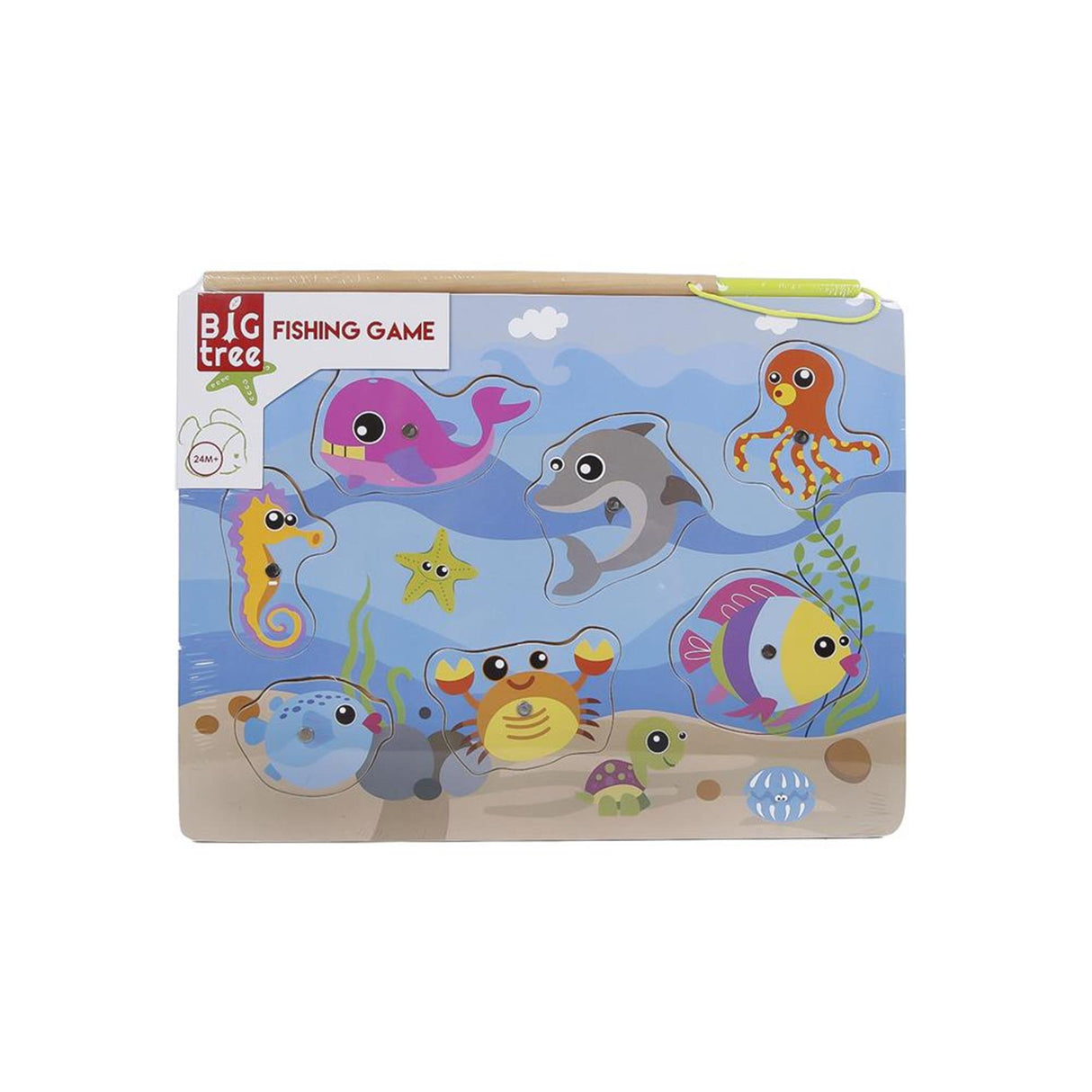 Fish Game Wood, 30x22cm