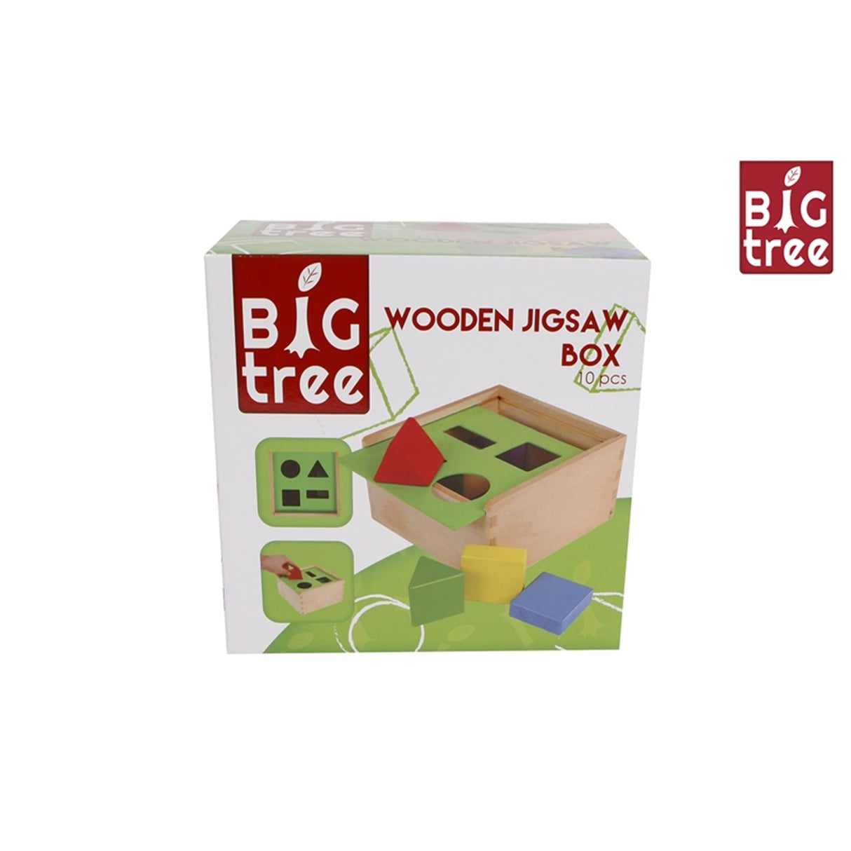 Big tree shape sorter wood square