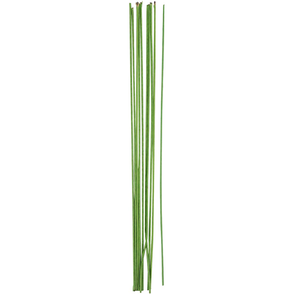 Bloemsteelendraad Groen 2 mm, 20st.