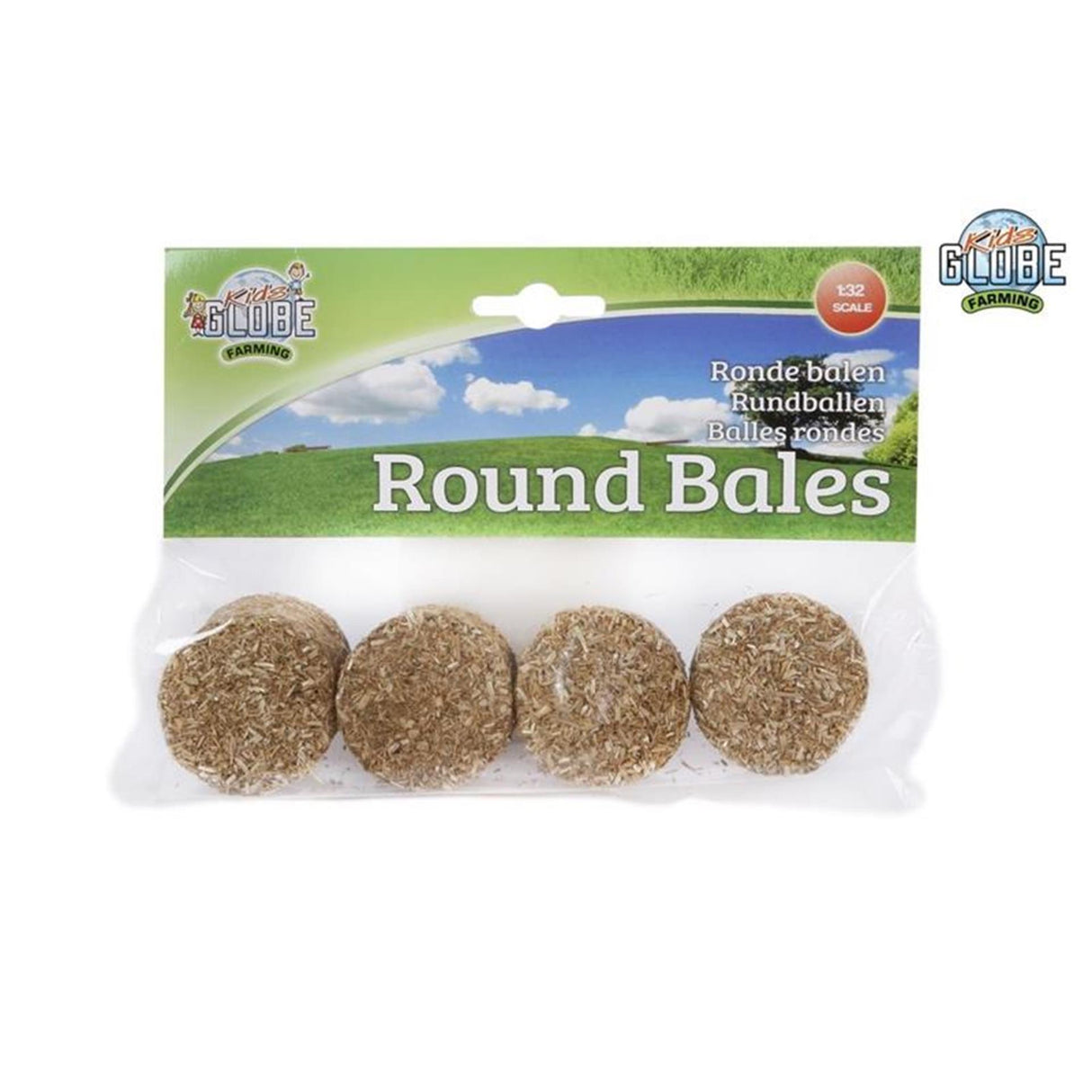 Kids Globe Globe Round Bales 1:32, 4 ..