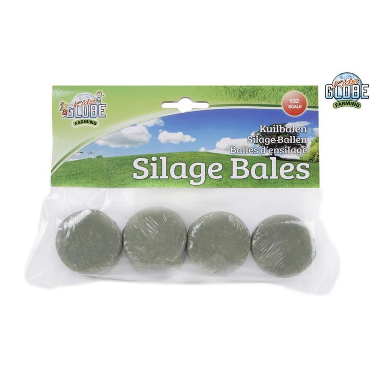 Kids Globus Ronn Silage Balen Set 4 1:32