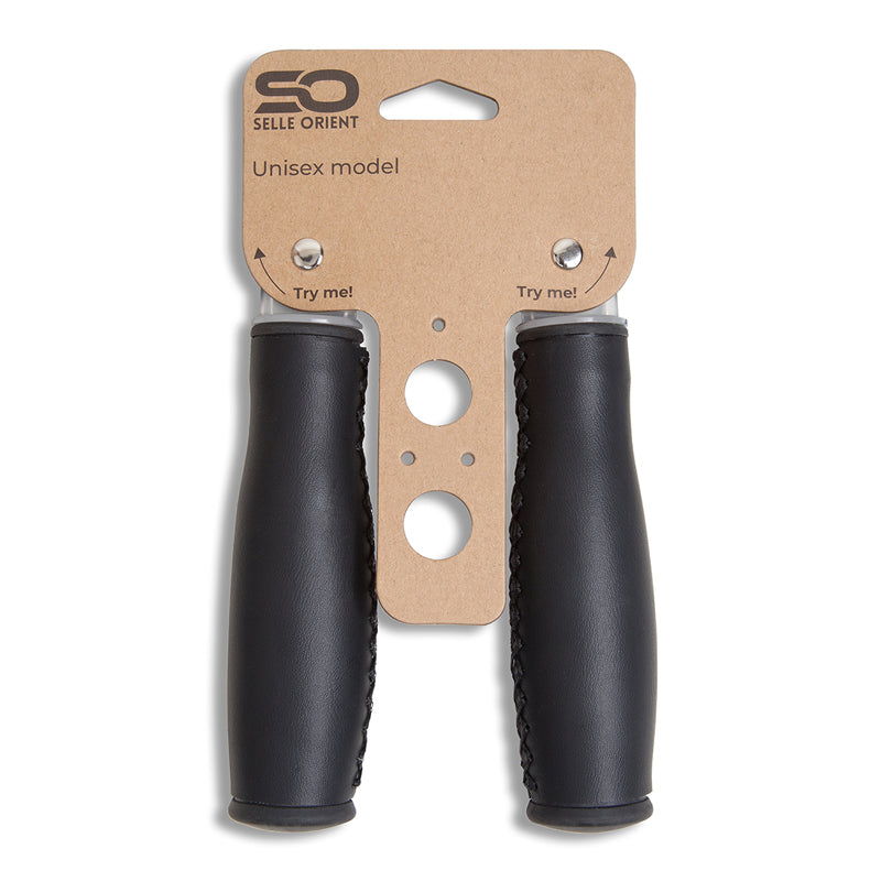 Selle Orient 135mm umělá kožená úchyty - černá
