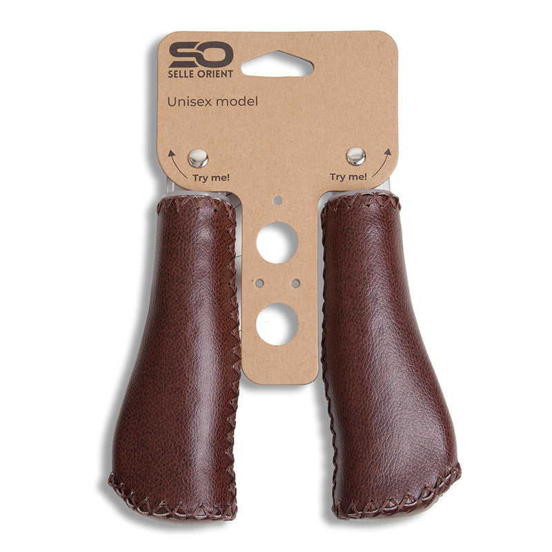 Selle Orient - hnědé držadla - 135 mm