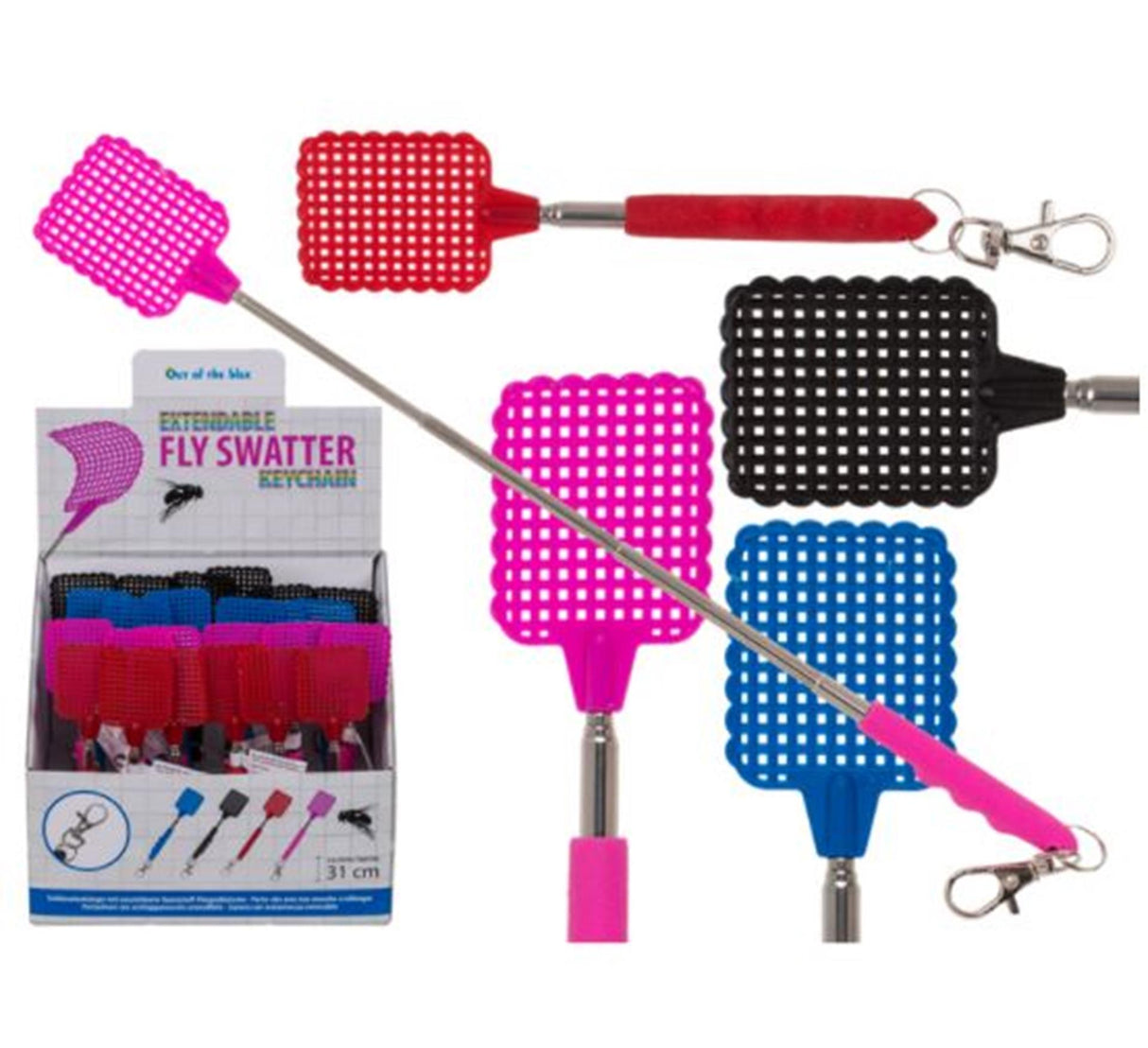 Out of the blue sleutelhanger mini vliegenmepper