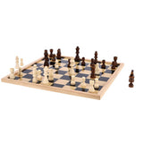 OSA Private label checkerboard chessboard with chess pieces 40 x 40 cm