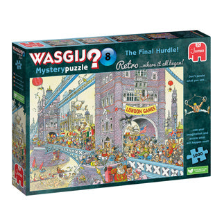 Jumbo Washij Retro Mystery 8 Jigsaw Puzzle: ¡el último obstáculo!, 1000.
