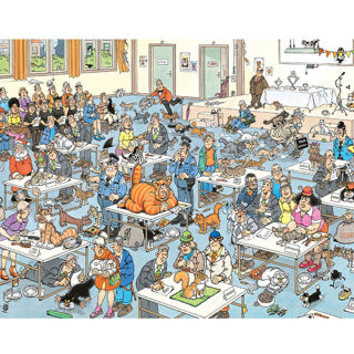 Jan van Haasteren Pluzzle - Cat Show, 2000st.