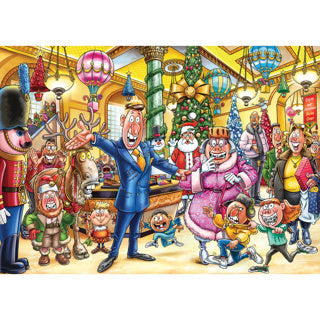 Jumbo wasgij christmas 21 legpuzzel - een feestelijke make-over! - 2x1000st.