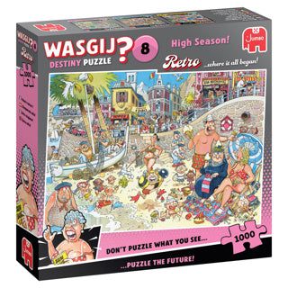 Jumbo wasgij retro destiny 8 legpuzzel - hoogseizoen!, 1000st.