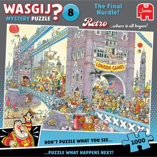 Jumbo wasgij retro mystery 8 legpuzzel - de laatste horde!, 1000st.