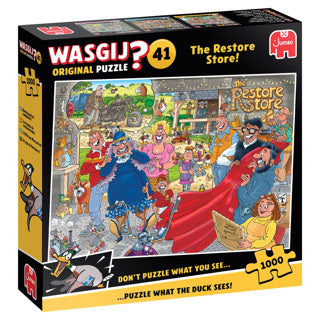 Wasgij orignal 41 jigsaw puzzle - motormake-over, 1000 pcs.