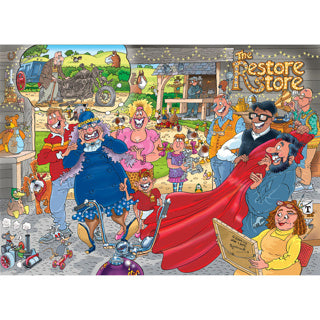 Wasgij orignal 41 jigsaw puzzle - motormake-over, 1000 pcs.