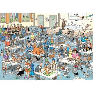 Jan van Haasteren jigsaw puzzle - the cat show - 1000 pcs.