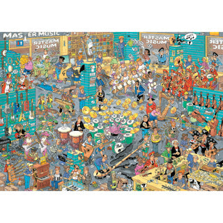 Jan van Haasteren The Muziekwinkel Holiday jitters 2 x 1000 pieces