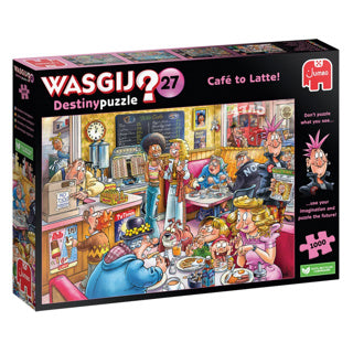 Jumbo Washaij Destiny 27 Leg Puzzle - ¡La cafetería!, 1000.