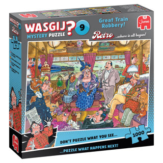 Wasping Puzzle Retro The Big Train loupež 1000 kusů
