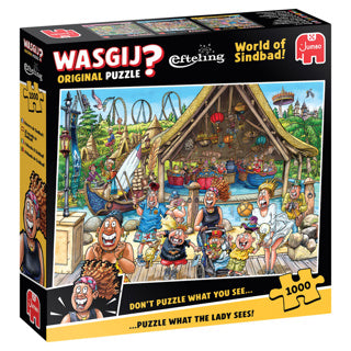 Wasgij Original Puzzle Efteling - ¡Mundo de Sindband! 1000 piezas