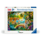 Ravensburger puzzle tiger family in the oasis 500 pieces