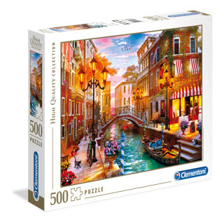 Clementoni puzzel zonsondergang venetie 500 stukjes