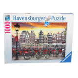 RAVENSBURGER PULZZO AMSTERDAM BICYCLE SCADUTO 1000 pezzi
