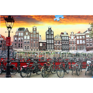 RAVENSBURGER PULZZO AMSTERDAM BICYCLE SCADUTO 1000 pezzi