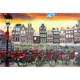 RAVENSBURGER PULZZO AMSTERDAM BICYCLE SCADUTO 1000 pezzi