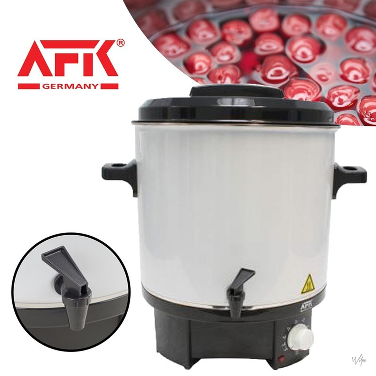 Inmaakketel afk 27 liter 220v 1800w