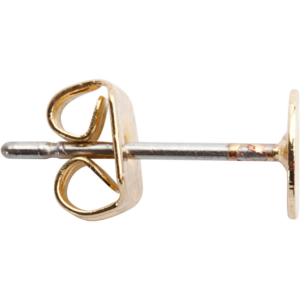 Creativ Company Oorstekers Gilded, 10st.