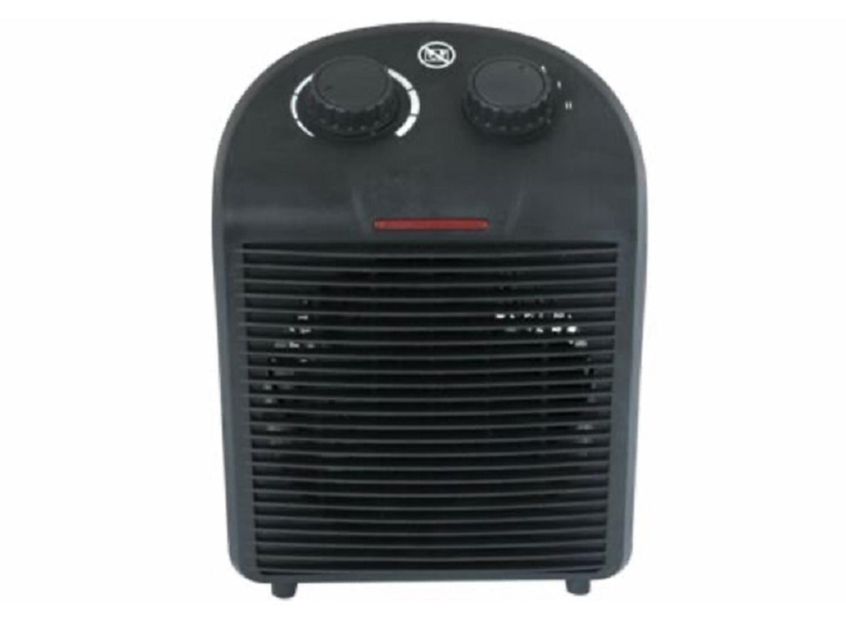 Abi ventilatorkachel 2000w zwart 2 standen