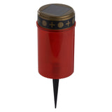 Grave light LED solar red ø7xh20cm
