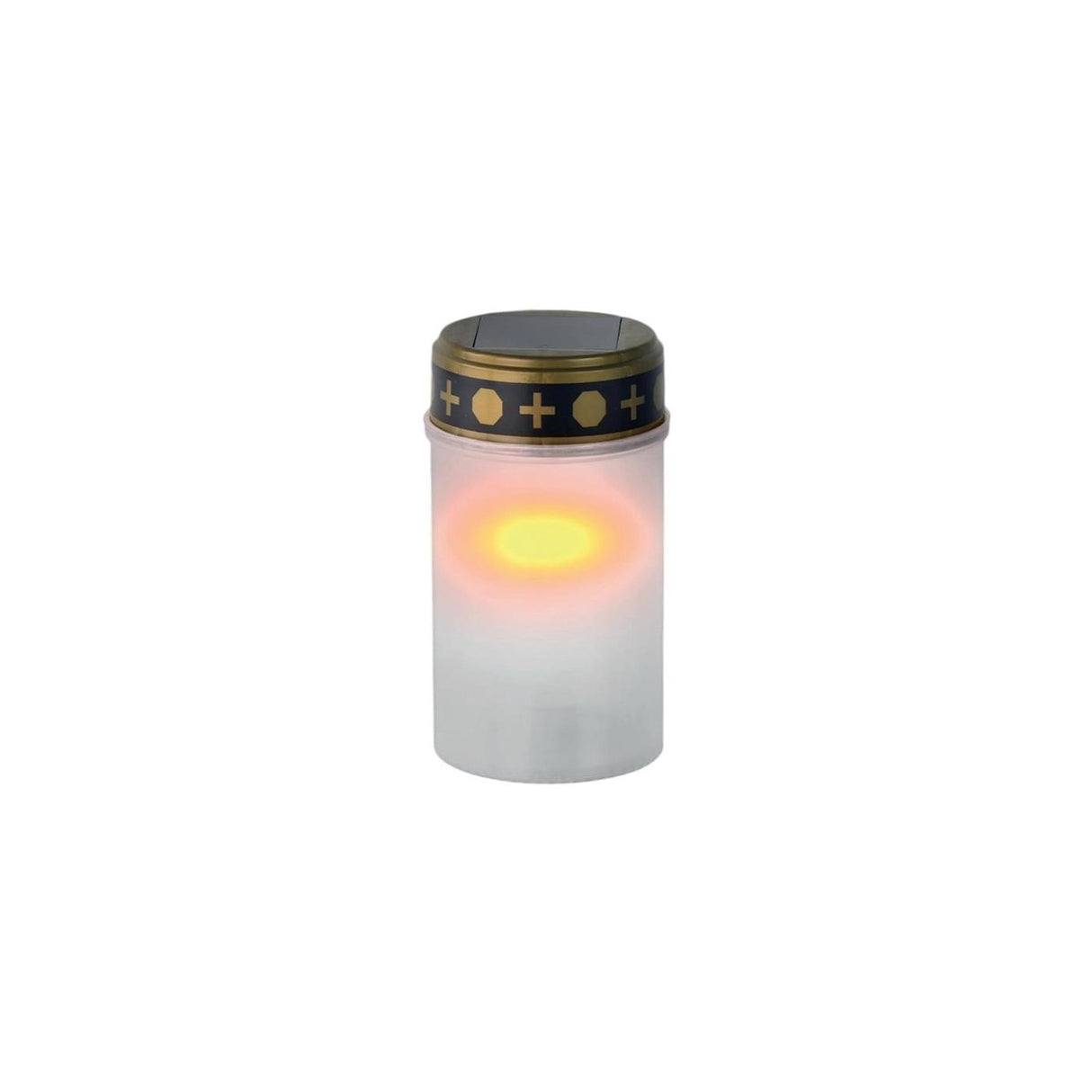 Z1 gravljus LED solar vit ø7xh20cm