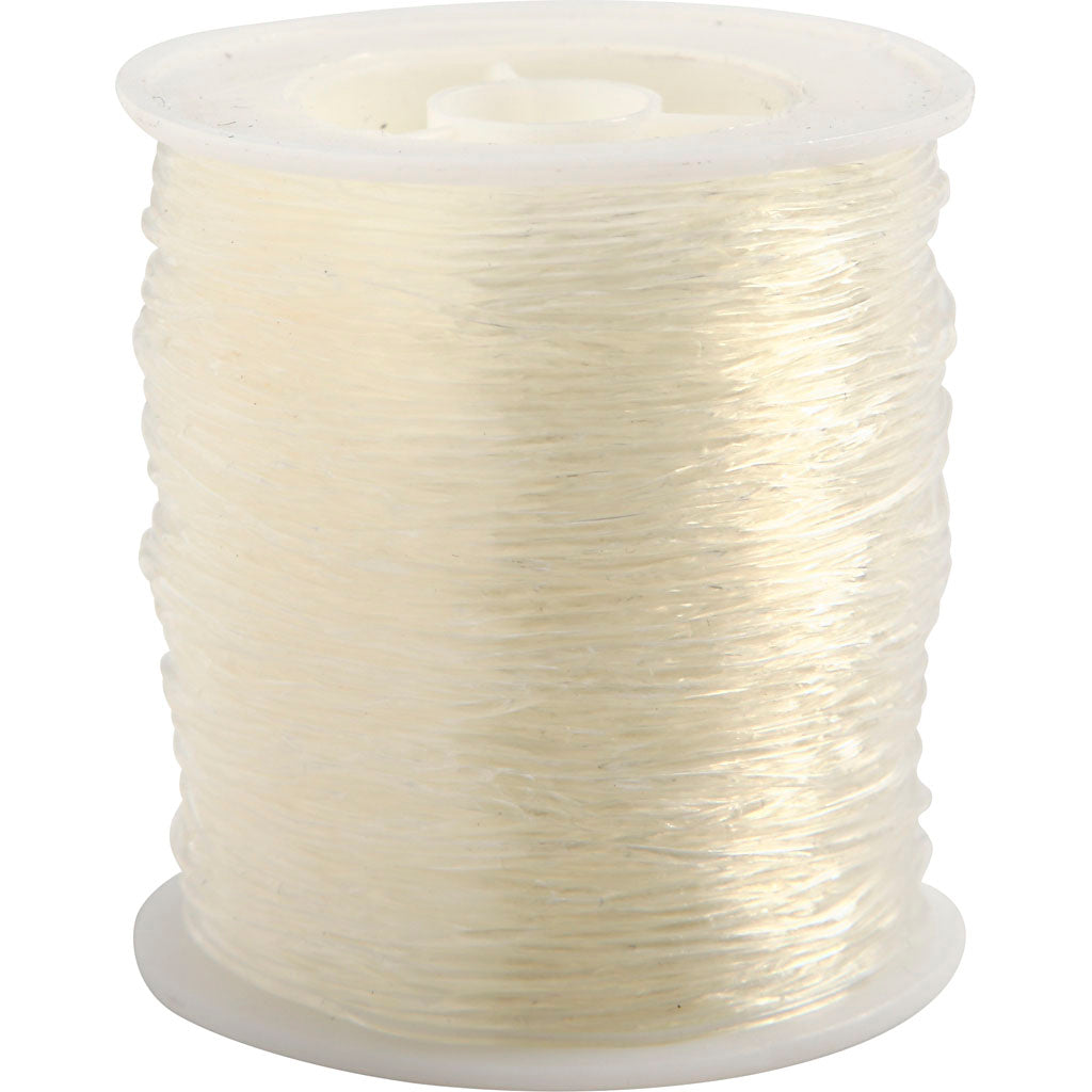 Creativ company elastic cord, round, thickness 1 mm, 50 m 1 roll