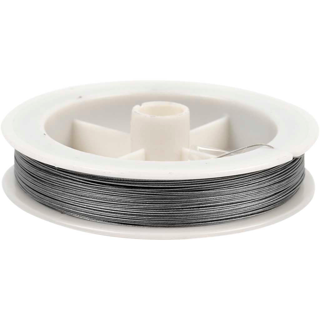 Creativ company jewelry wire, thickness 0.38 mm, silver, 100 m 1 roll