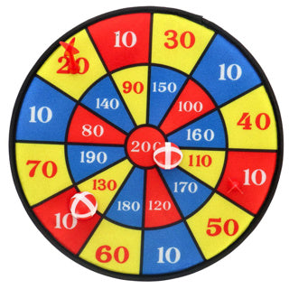 Basic Velcro dartboard + 2 darts and 2 balls