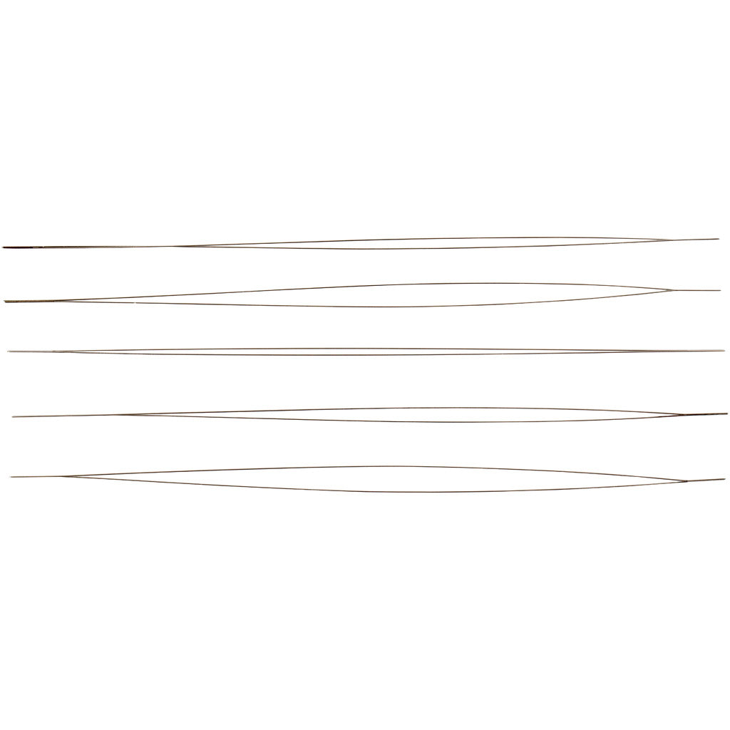 Creativ company beading needle, length 12 cm, thickness 0.25 mm, 5 pieces in a box