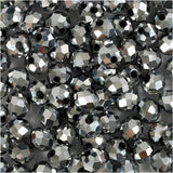 Creativ Company Facet Beads Metallic Gray, 100th.