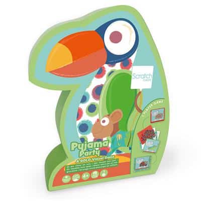 Dam scratch pyjama party spel solo visueelspel