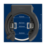 „ABUS Frame Ringslot 6950M R XPLUS“. 9 apsaugos lygis. Su dideliu ratu