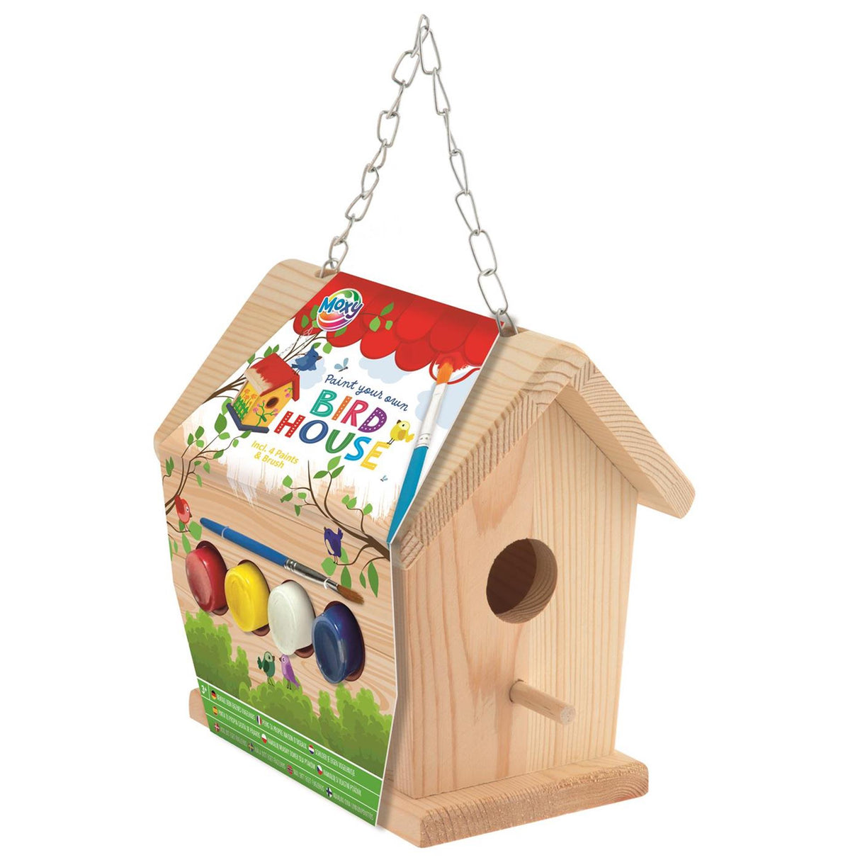 Creative craft group complete birdhouse wood set