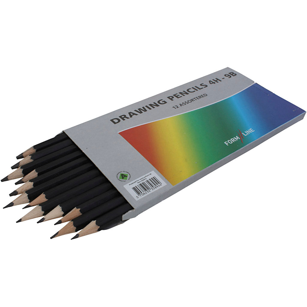 Creativ Company Drawing pencil 4H-9B, 12st.