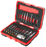 Ks tools ks-tools screw thread extraction set screws unscrewing set 34tlg.