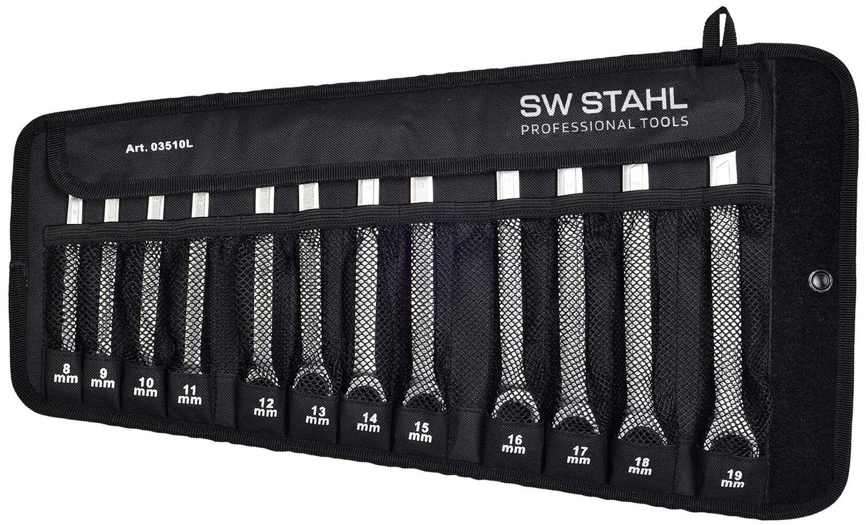 SW Stahl SW-Stahl ratchet wrench set 03510L ring ratchet wrench set 8-19mm 12 pcs.
